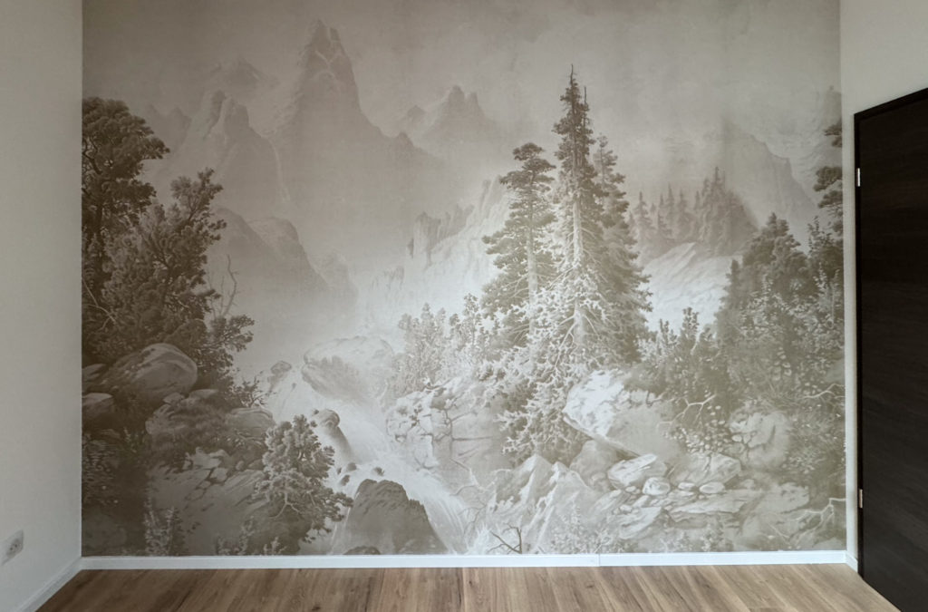papier peint panoramique mode ou décoration long terme