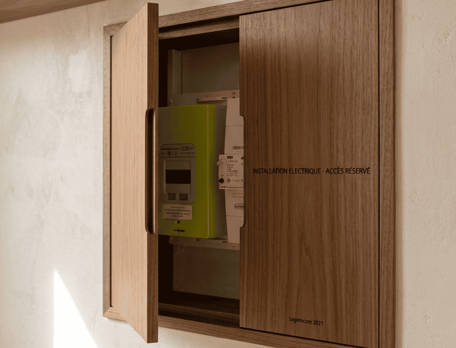 cacher compteur électrique