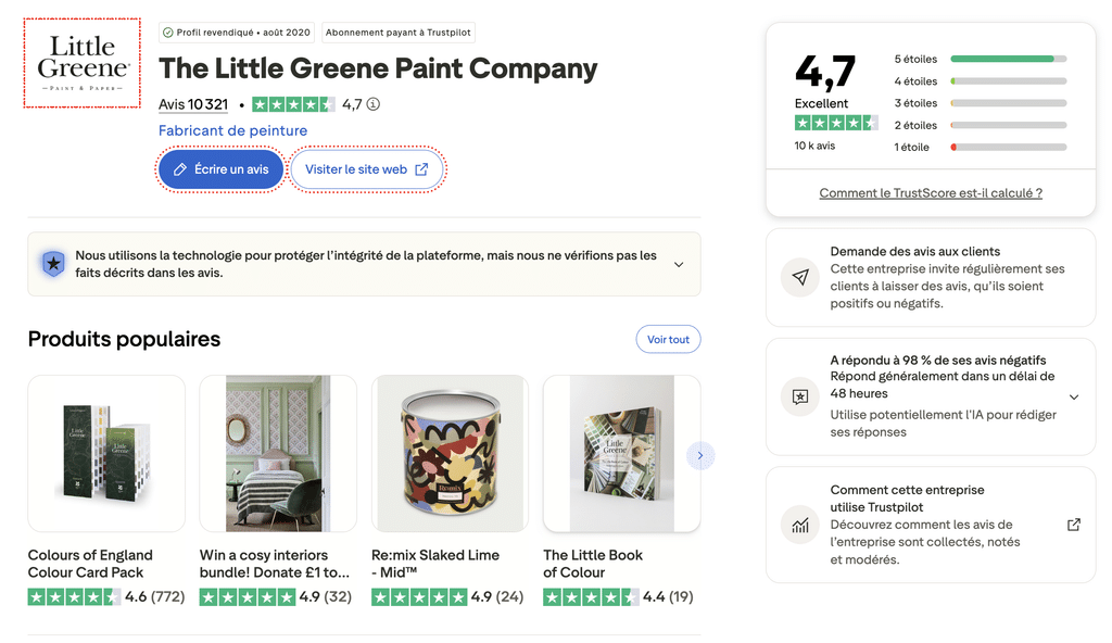 avis little greene trustpilot